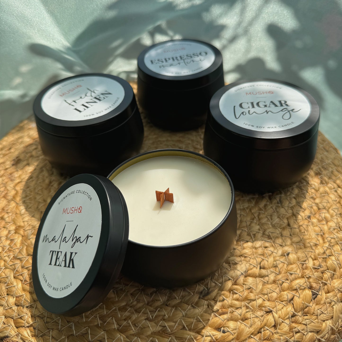 Malabar Teak - Tin Jar Candle