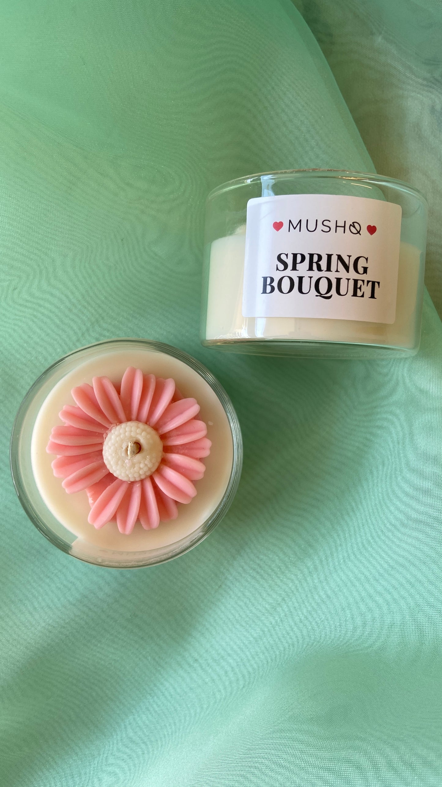 Daisy Spring Bouquet (Small) - Bowl Candle