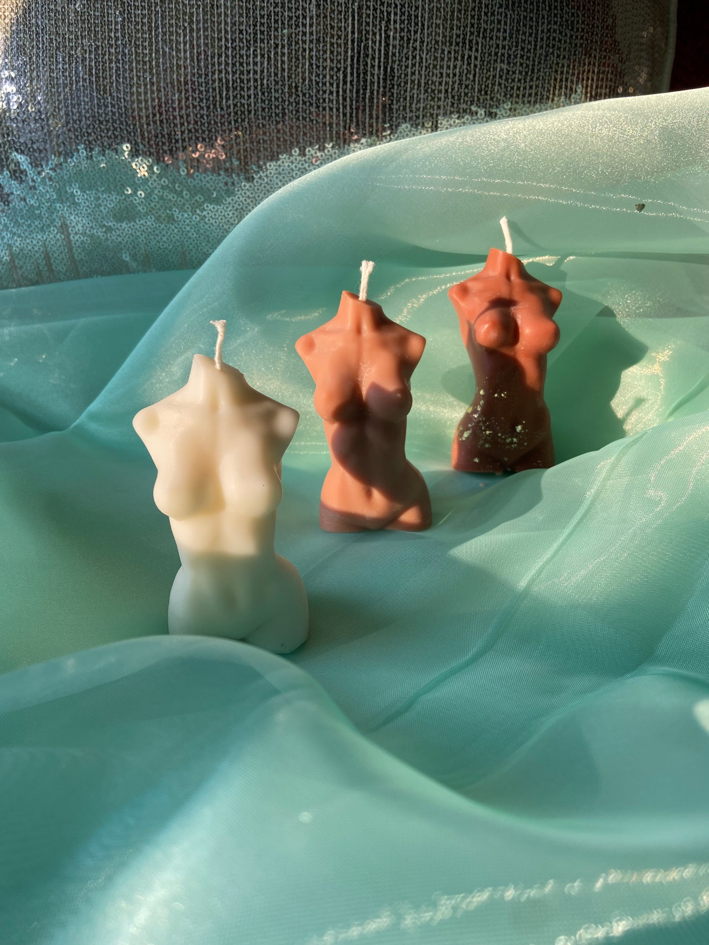Female Torso Sculpted Candle