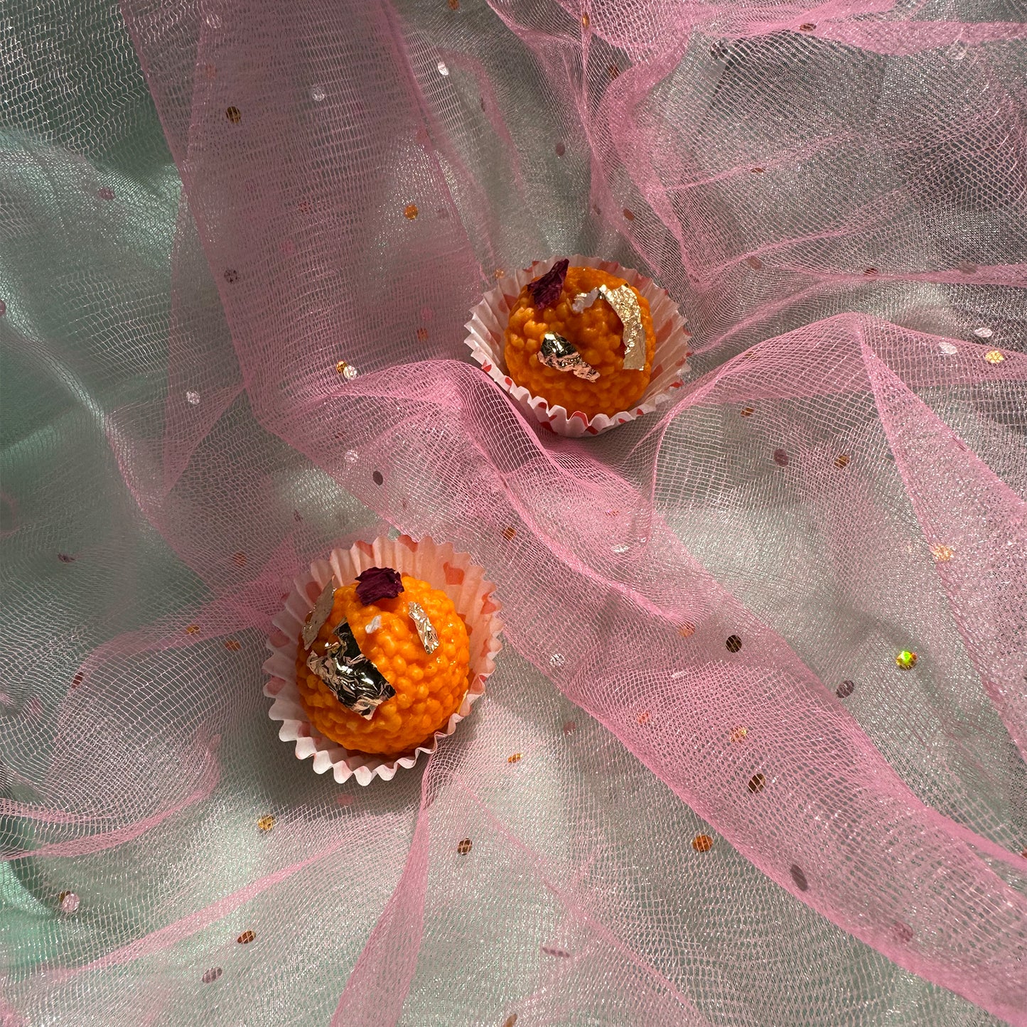 Motichoor Laddoo - Set of 4 Candles