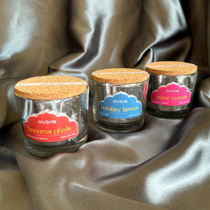 Aromas of India - Set of 3 Candles