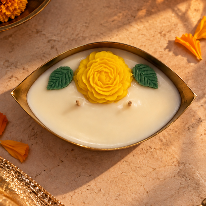 Metal Bowl Candle - Lemongrass