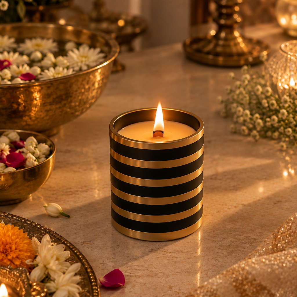 Festive Jar Candle - Petrichor & Neroli