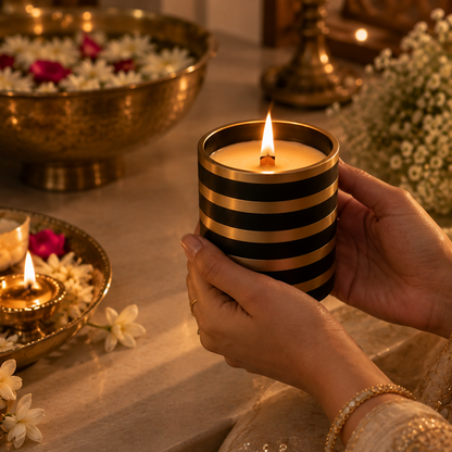 Festive Jar Candle - Petrichor & Neroli