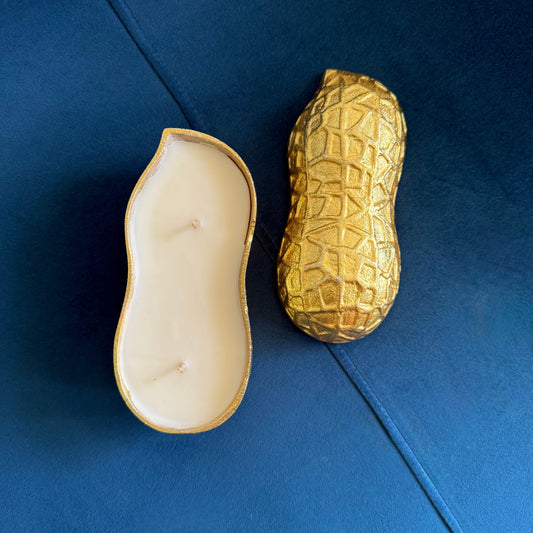 Peanut Bowl Candle - Geranium & Saffron