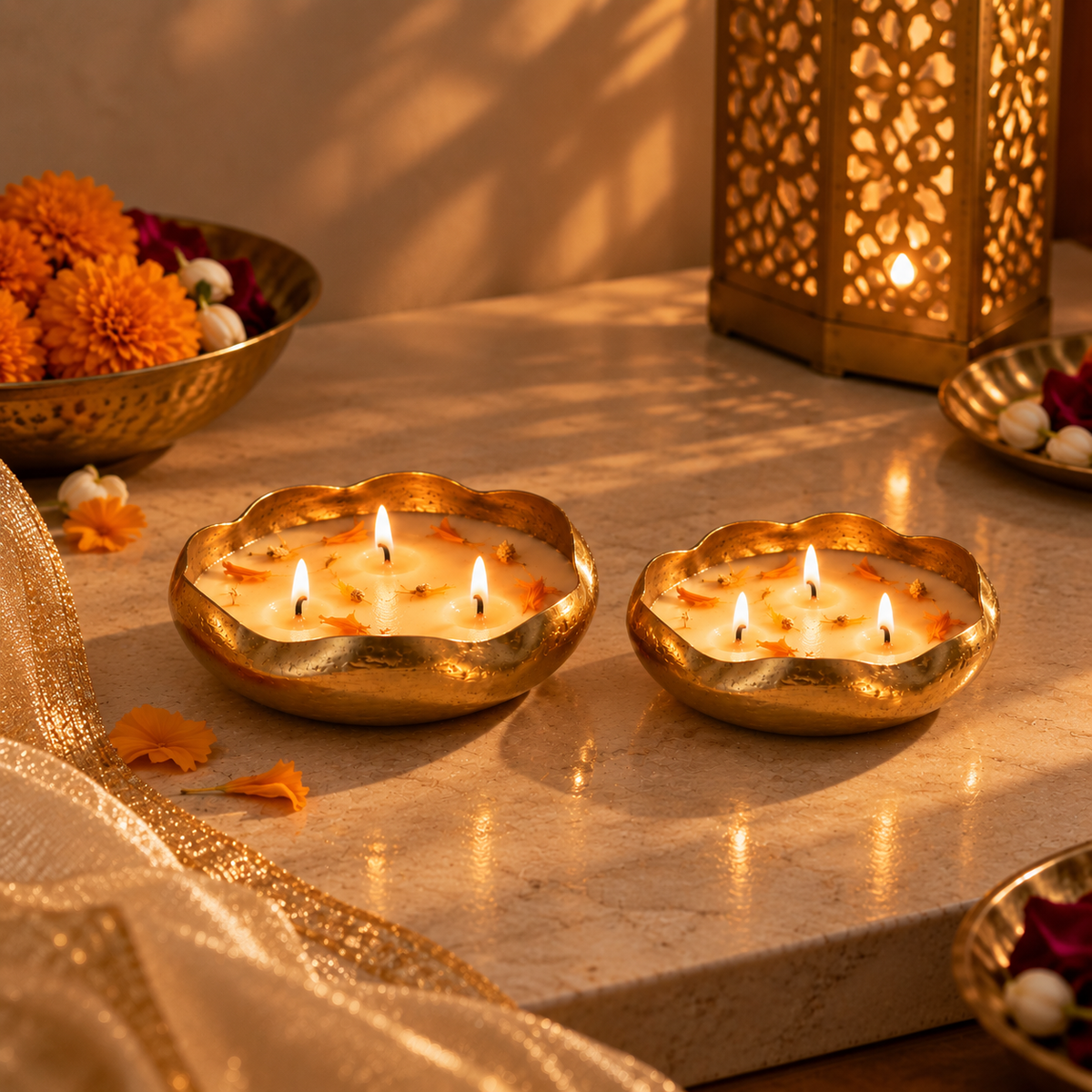 Wavy Urli Candle Set