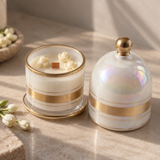 Bell Jar Candle - Tuberose Garden